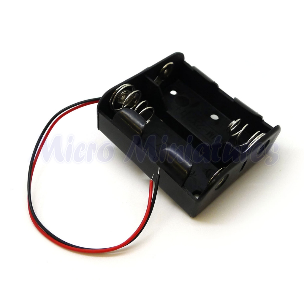 2x D Cell ABS Battery Box - Micro Miniatures