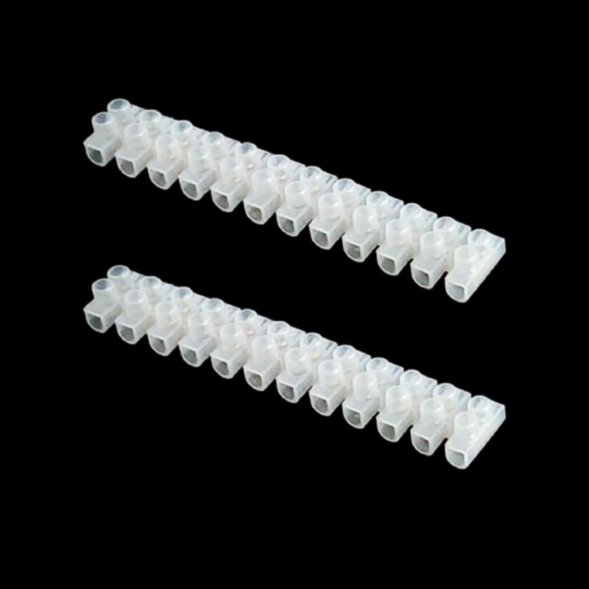 6 AMP 12 Way Screw Terminal Blocks Pack of 2 - Micro Miniatures